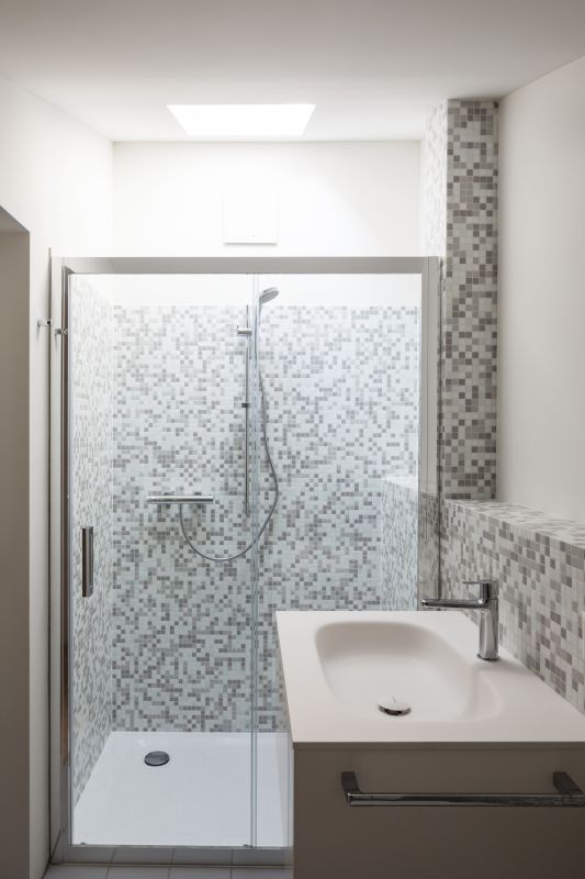Stylish Shower with Accent Tiles
